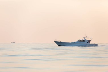 Japonya 'daki yerel balıkçı teknesi.