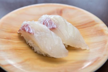 Japon lezzetli suşi