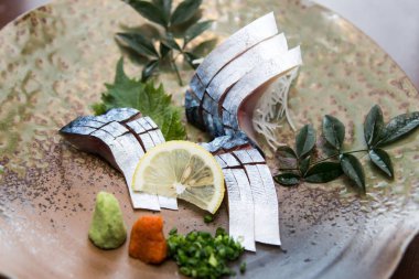 Japon lezzetli saşimi.