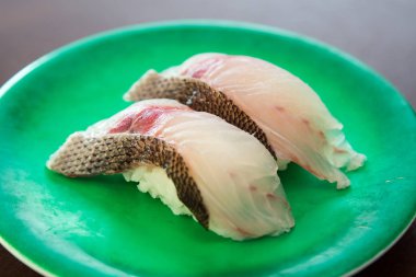 Japon lezzetli suşi