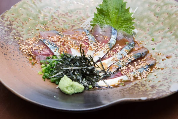 Japonés delicioso sashimi — Foto de Stock