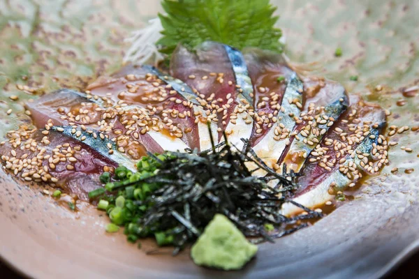 Japán ízletes sashimi — Stock Fotó