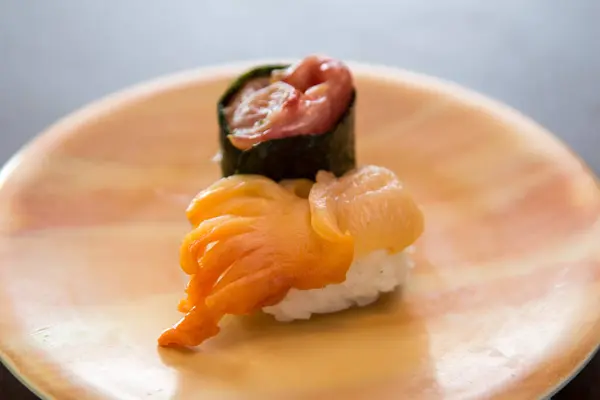 Shellfish sushi — Fotografie, imagine de stoc