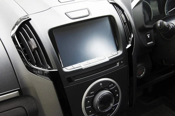 Console con schermi in auto — Foto Stock