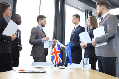 İngiltere ve Avrupa Birliği liderleri arasında anlaşmazlıklar toplantısında. Brexit.