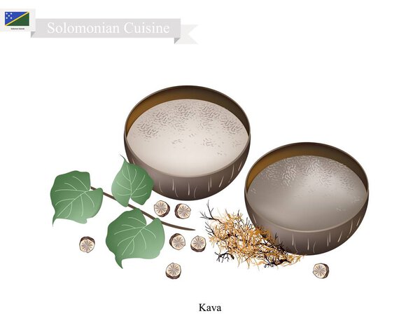 Kava Drink or Traditional Solomonian Herbal Beverage