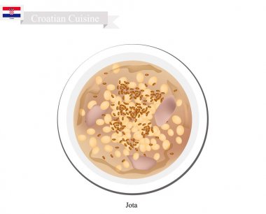 Jota ya da Istrian güveç, Hırvatistan'ın ulusal çanak 