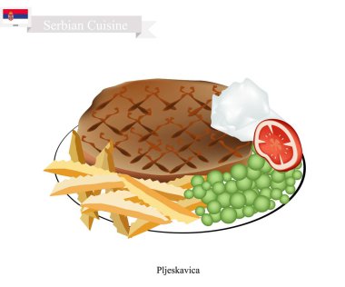 Pljeskavica veya et köftesi, Sırbistan Ulusal çanak