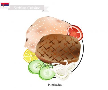 Pljeskavica veya et köftesi, Sırbistan Ulusal çanak
