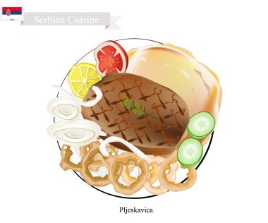 Pljeskavica veya et köftesi, Sırbistan Ulusal çanak