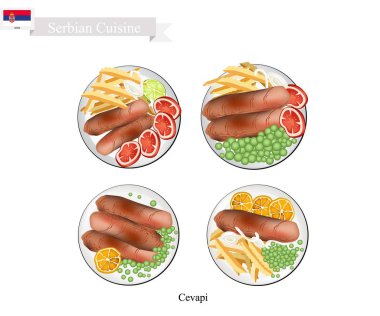 Cevapi veya Cevapcici, Sırbistan Ulusal çanak