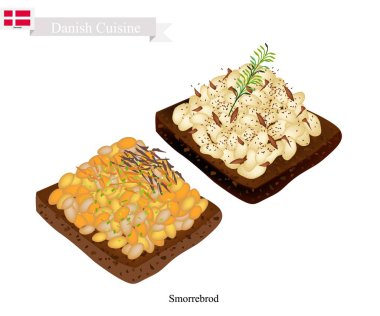 Smorrebrod soslu fasulye, Danimarka Ulusal çanak ile