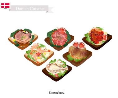 Lezzetli Smorrebrod, Danimarka Ulusal çanak