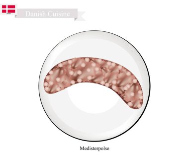 Medisterpolse veya domuz sosisi, Danimarka için popüler bir çanak