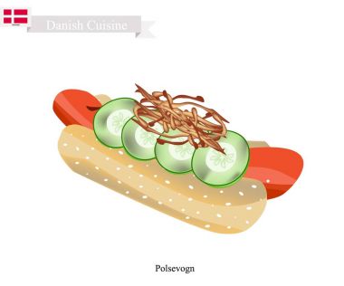 Polsevogn veya Hot Dog, Polpular gıda Danimarka