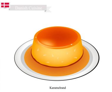 Karamelrand veya krem karamel, Danimarka'da popüler tatlı