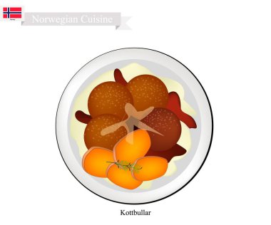 Kottbullar veya köfte, Norveç'te popüler bir çanak