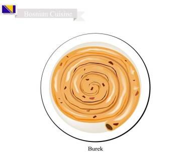 Burek veya et pasta, Bosna ve Hersek çanak