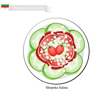 Shopska Salata, popüler bir Bulgaristan fincan