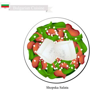 Shopska Salata, popüler bir Bulgaristan fincan