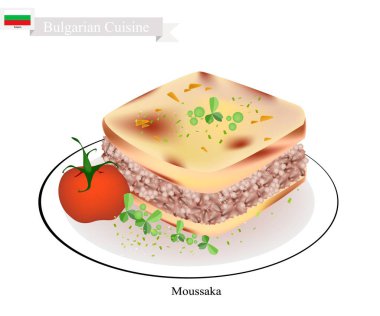 Ev yapımı musakka, popüler bir Bulgaristan fincan