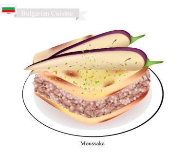 Ev yapımı musakka, popüler bir Bulgaristan fincan