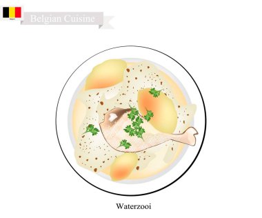 Waterzooi ya da Belçika kremalı tavuk çorbası