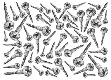 Pan arka plan baş kendini vida dokunarak