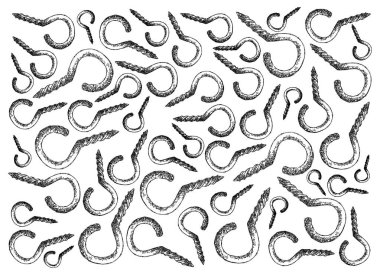 Vida göz saç ile arka plan