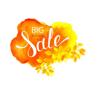 Sonbahar büyük satış harflerle