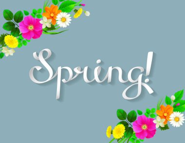 Yaprak ve çiçek yazıt yaylı