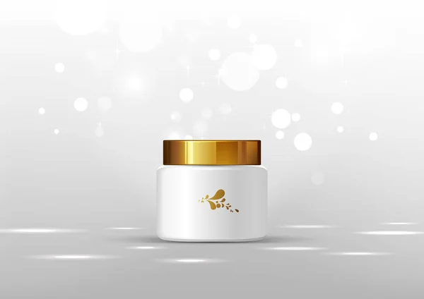 Pack crema cosmética — Vector de stock