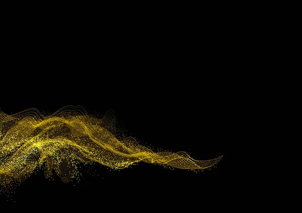 Textura de oro abstracta — Vector de stock