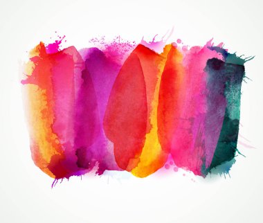 parlak sulu boya lekeleri