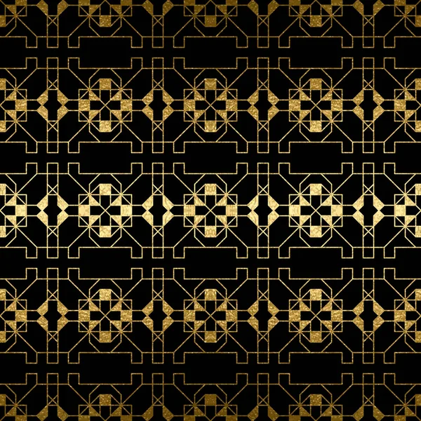Texture dorée abstraite motif sans couture — Image vectorielle
