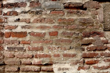 Kırmızı tuğla duvar dokusu 