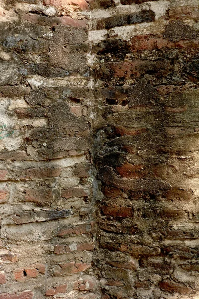 Ruwe Bakstenen Muur Textuur — Stockfoto