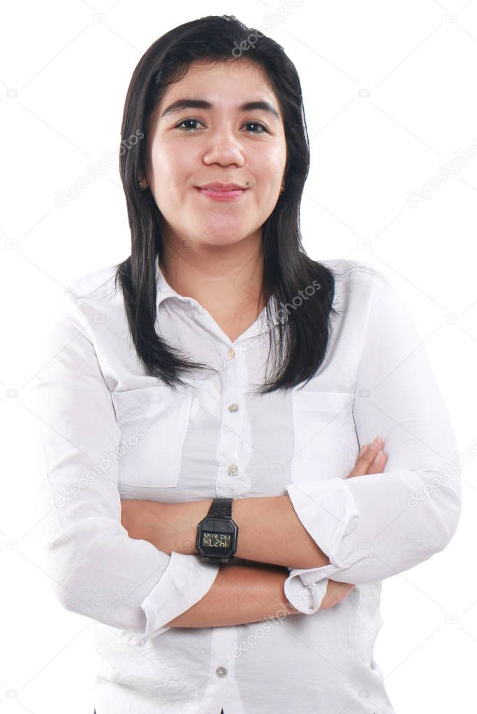 Happy Proud and Successful Asian Businesswoman