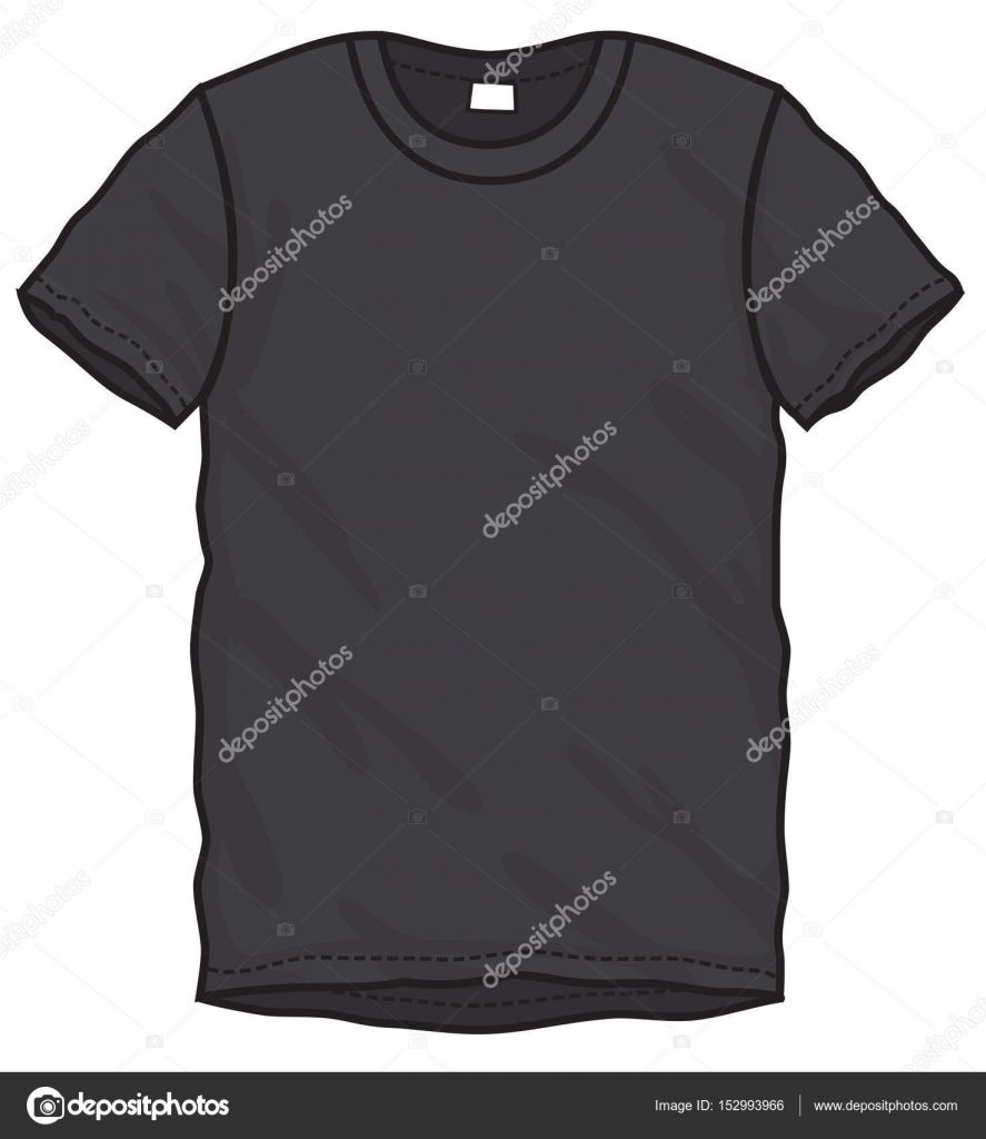 Download Black T Shirt Design Template Vector Image By C Airdone Vector Stock 152993966