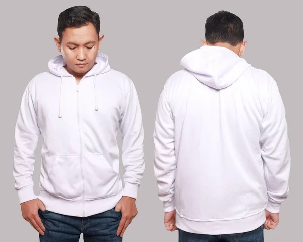 White Hoodie Mock up — Stok Foto