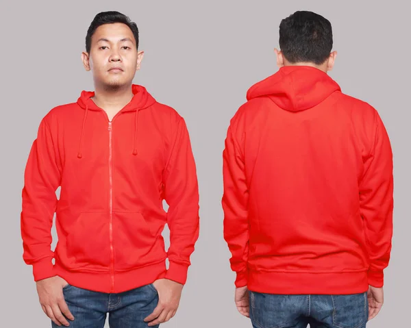 Red Hoodie Mock up — Stock Photo, Image