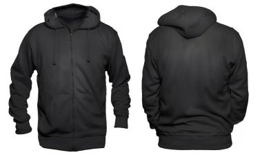 Siyah Hoodie alay kadar