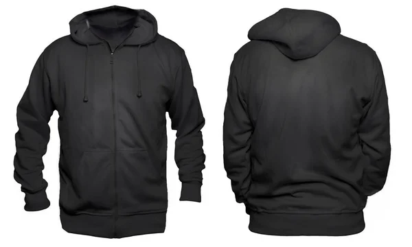 Zwarte Hoodie Mock up — Stockfoto