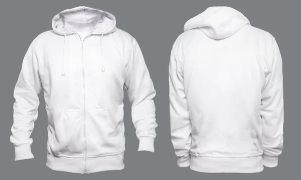 Witte Hoodie Mock up — Stockfoto