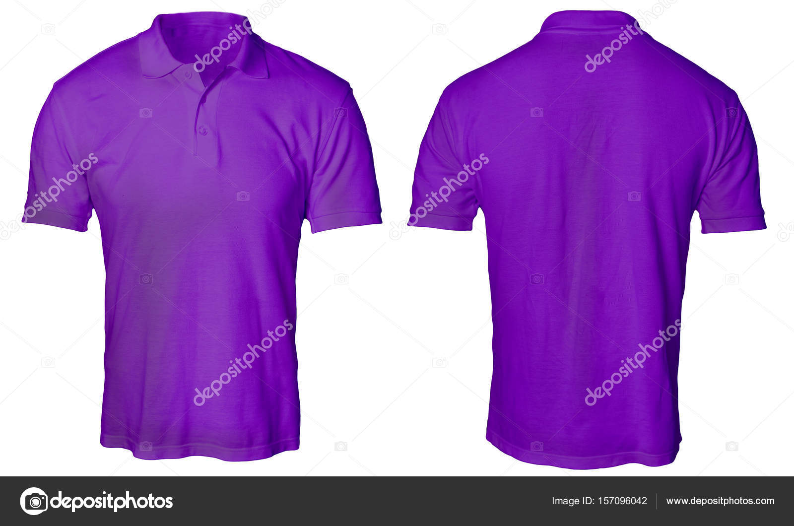 Purple Polo Shirt Mock up Stock Photo by ©airdone 157096042