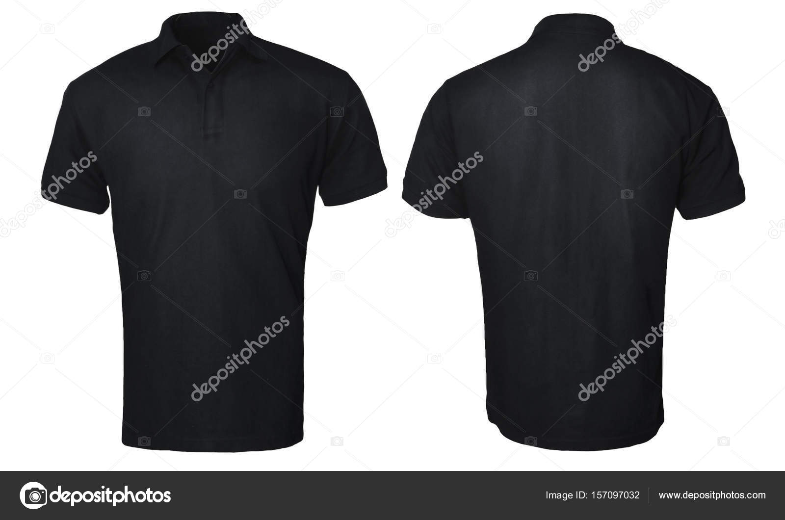 Black Polo Shirt Mock up Stock Photo airdone 157097032