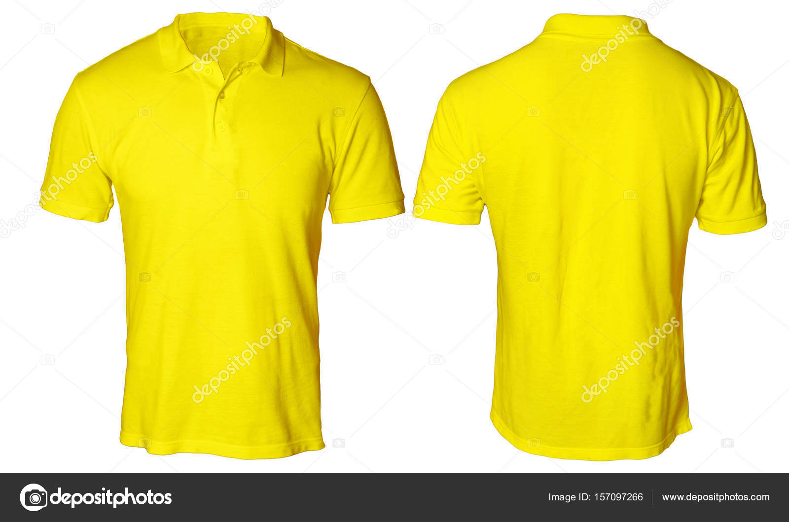 Yellow Polo Shirt Mock up Stock Photo by ©airdone 157097266