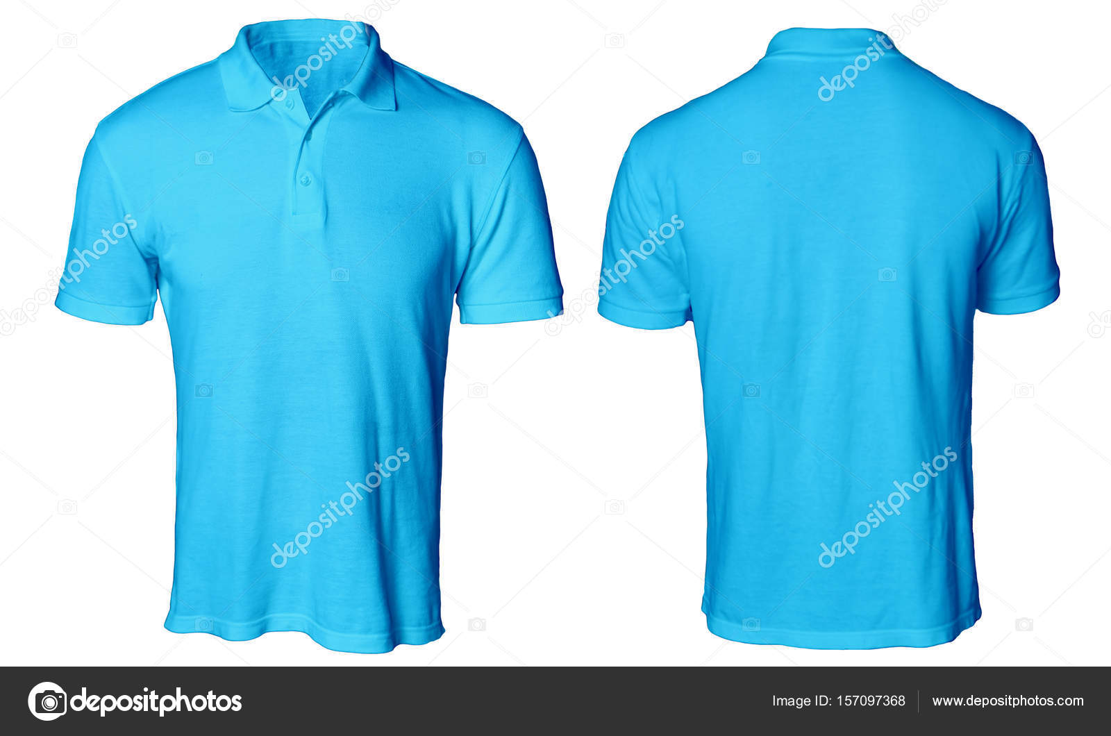 Blue Polo Shirt Mock up Stock Photo by ©airdone 157097368