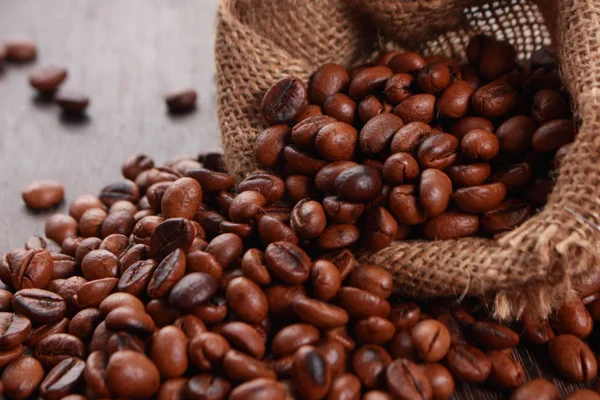 Fresh Roasted Coffee Beans Background — Stock Photo, Image