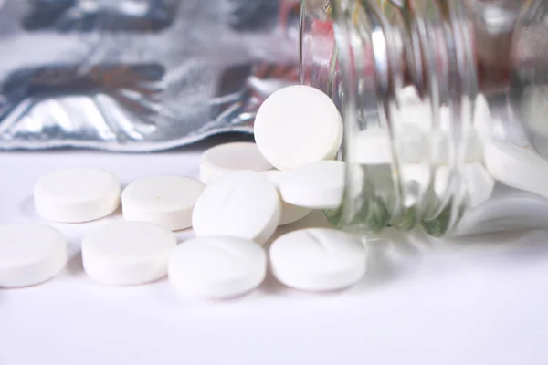 Variedade de medicamentos Farmácia Medicamentos — Fotografia de Stock